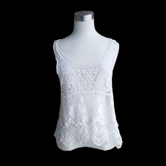 MAUVE BOHO Chic Cropped Top - Size L/XL - Picture 1 of 6